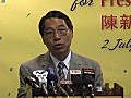 浸大校長陳新滋履新　強調校方不應有政治立場