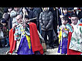 稚児の矢、天候占う／宮城県涌谷町で神事