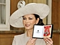 Zeta Jones Celebrates CBE Honor With Douglas