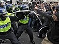 Theresa May considers crackdown on protest &#039;thugs&#039;