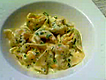 Salmon Ricotta Tortellini With Spring Peas And Lemon