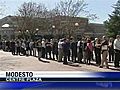 Job Seekers In Modesto Line Up For &#039;HireEvent&#039;