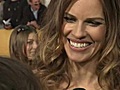 SAG Awards: Hilary Swank on the red carpet