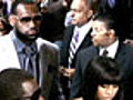 Lebron Attends Carmelo’s Wedding