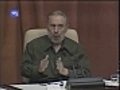 Fidel Castro makes first public speech in four years