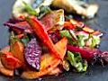 Cooking with ingredients from Heligan: Root vegetables with beet leaves recipe