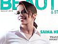 Saina glams up with a new look