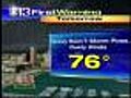 Bob Turk Has Your 7 p.m. Forecast