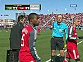 RED CARD: Yourassowsky sees red