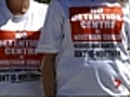 7News: Protest against detention centre