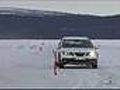Saab sobre hielo