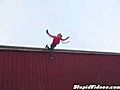 Roof Jump Face Plant