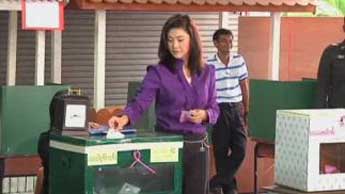 THAILAND: Polls say Thaksin allies poised for landslide win