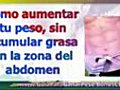 como aumentar de peso rapidamente - alimentos para subir de peso - como puedo subir de peso