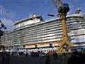 Colossal cruise ship sets sail