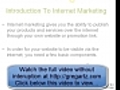 Introduction to Internet Marketing 3 of 12