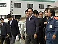 S. Korea’s Lee visits Japan quake zone