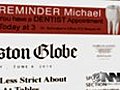 Boston Globe Tailors Print Edition For Three Remaining Subscribers