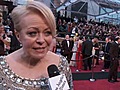 Oscars 2011: Jacki Weaver on the red carpet