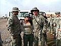 WWE RAW Videos - Visiting The Troops Part 1