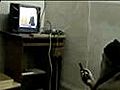 U.S. Govt. Footage - Bin Laden Watches TV