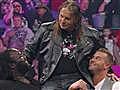 WWE Superstars respectfully gather with Bret Hart after Raw