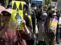 Japan protests pressure government