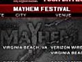 Mayhem Festival August 2008