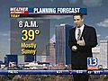 VIDEO: 13WHAM Weather Auhtority Morning Forecast - March 19,  2010