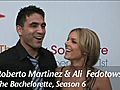 Ali Fedotowsky and Roberto Martinez - Sony Store Opening