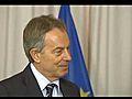 With Tony Blair