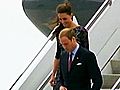 Raw Video: Prince William,  Kate Arrive in Canada