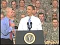 Obama addresses troops at Ft. Campbell