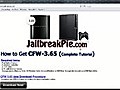 How to Jailbreak Your PS3 on 3.65 Firmware