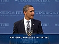 President Obama on the National Wireless Initiative