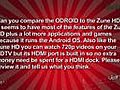 First Look at Android’s Odroid Compared to Zune HD - Tekzilla Clips