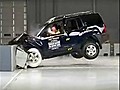 2010 Nissan Xterra IIHS Frontal Crash Test