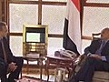 Präsident Saleh trifft UN-Gesandten
