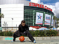 Jordan McCabe Performs at the NBA All-Stars