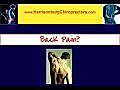 Quick Back Pain Relief,chronic back pain,spine pain,sciatic nerve