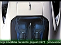 Jorge Koechlin presenta: La innovación del nuevo Jaguar CX75 Concept