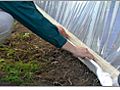 Building a Greenhouse - Installing the Polyethylene Sheeting