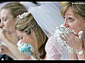 Brides nosh on cake for cash