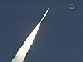 NASA’s new moon rocket blasts off