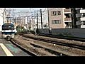 2010年9月11日、八丁畷駅を通過するEF210電気機関車