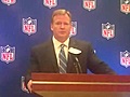 NFL Commissioner Roger Goodell after Tuesday’s owners meeting