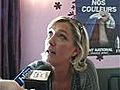 Marine Le Pen s’exprime sur les retraites (Nîmes)