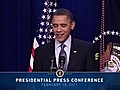 Presidential Press Conference on the 2012 Budget