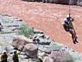 Dam Break Floods Canyon Town