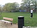 Trash Can Jump Fail